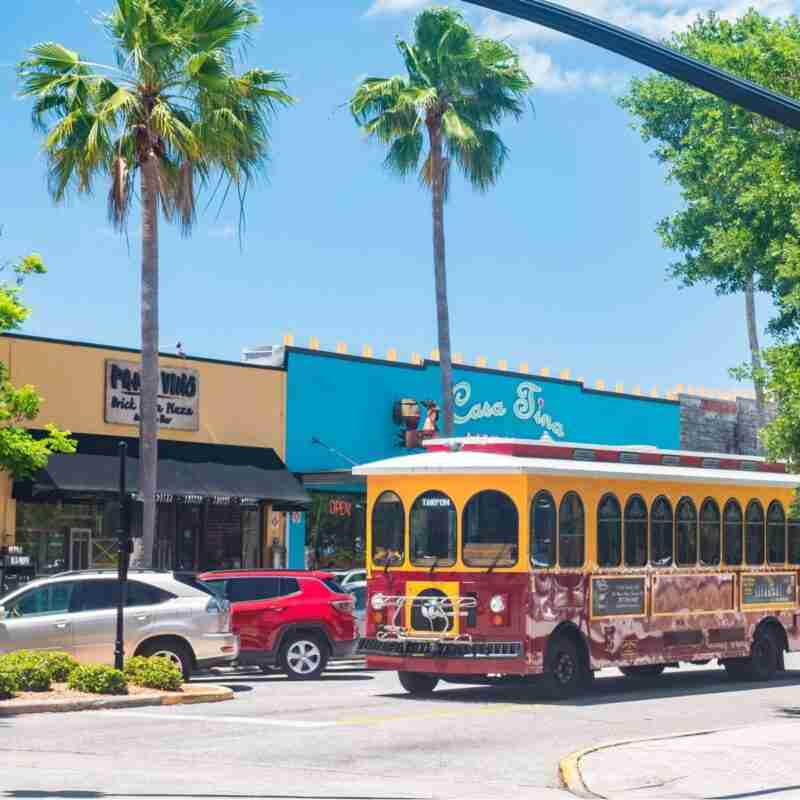 image1 Downtown Dunedin and the Jolly Trolley